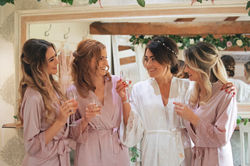 Candid Wedding Prep Photography at Caswell House