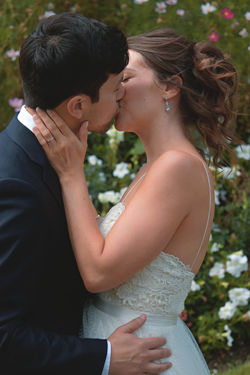 Intimate Couple Shots Outdoor Wedding Photography in Surrey at Guildford Castle