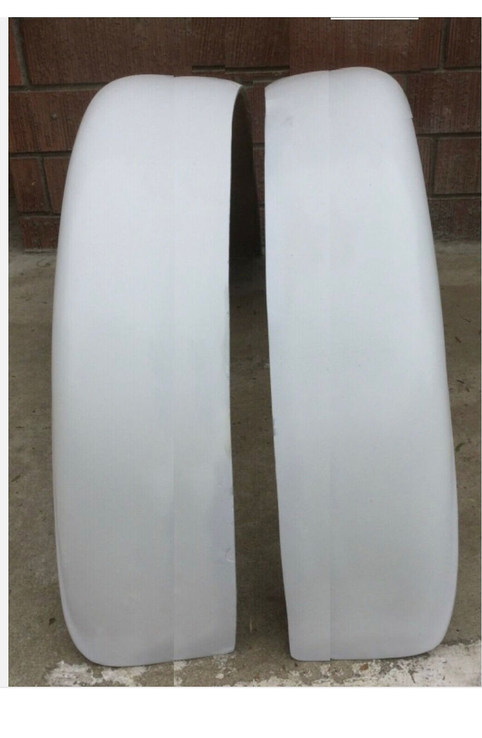 Thumbnail: 1939-53 Anglia rear fenders FIBERGLASS 4" wider radiused opening for slicks