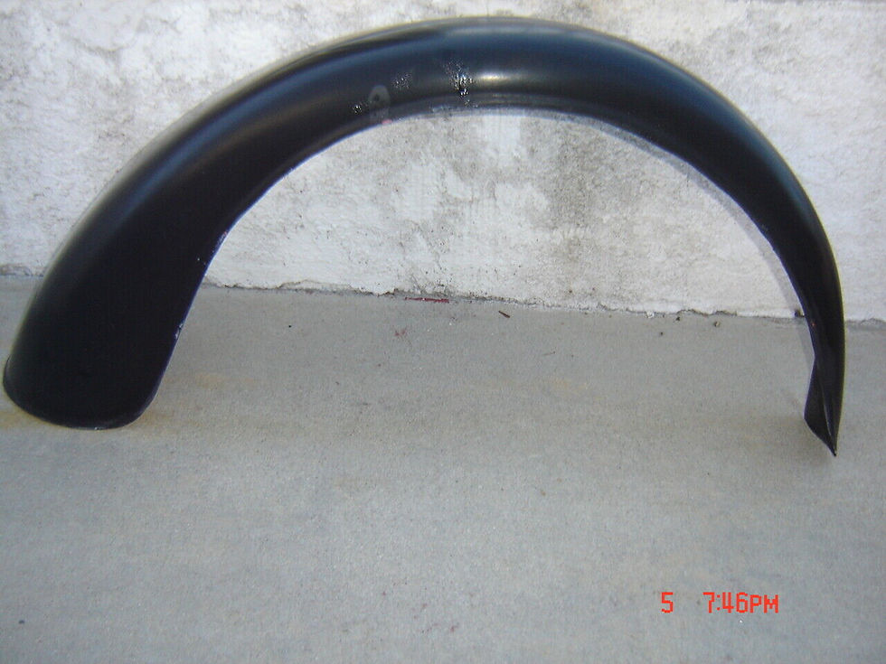 Thumbnail: 1946-52 Anglia rear fenders FIBERGLASS 2" wider radiused opening