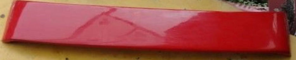 Thumbnail: Ferrari 308 328 288 Fiberglass Rear Roof Spoiler assembled. You paint