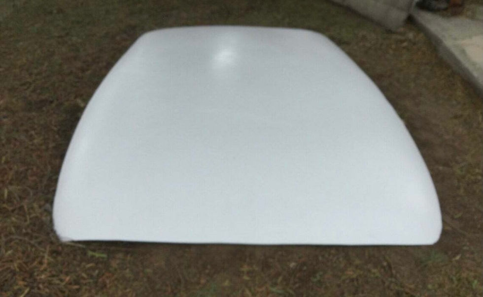 Thumbnail: 1940-54 Anglia One piece roof top insert panel trim 2 fit fiberglass Gasser