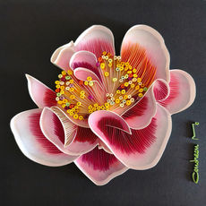 PEONY , papert art, Cendreen Mo