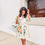 Thumbnail: Taylor Cream Floral Mini Dress
