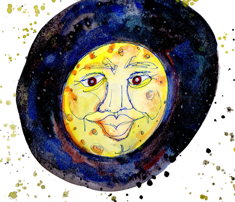 Luna Mooney and the Man on the Moon - Picture of the moon