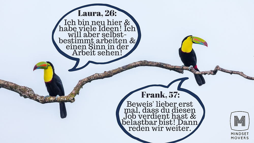 Generationen auf dem Arbeitsmarkt; Generation Z & Babyboomer