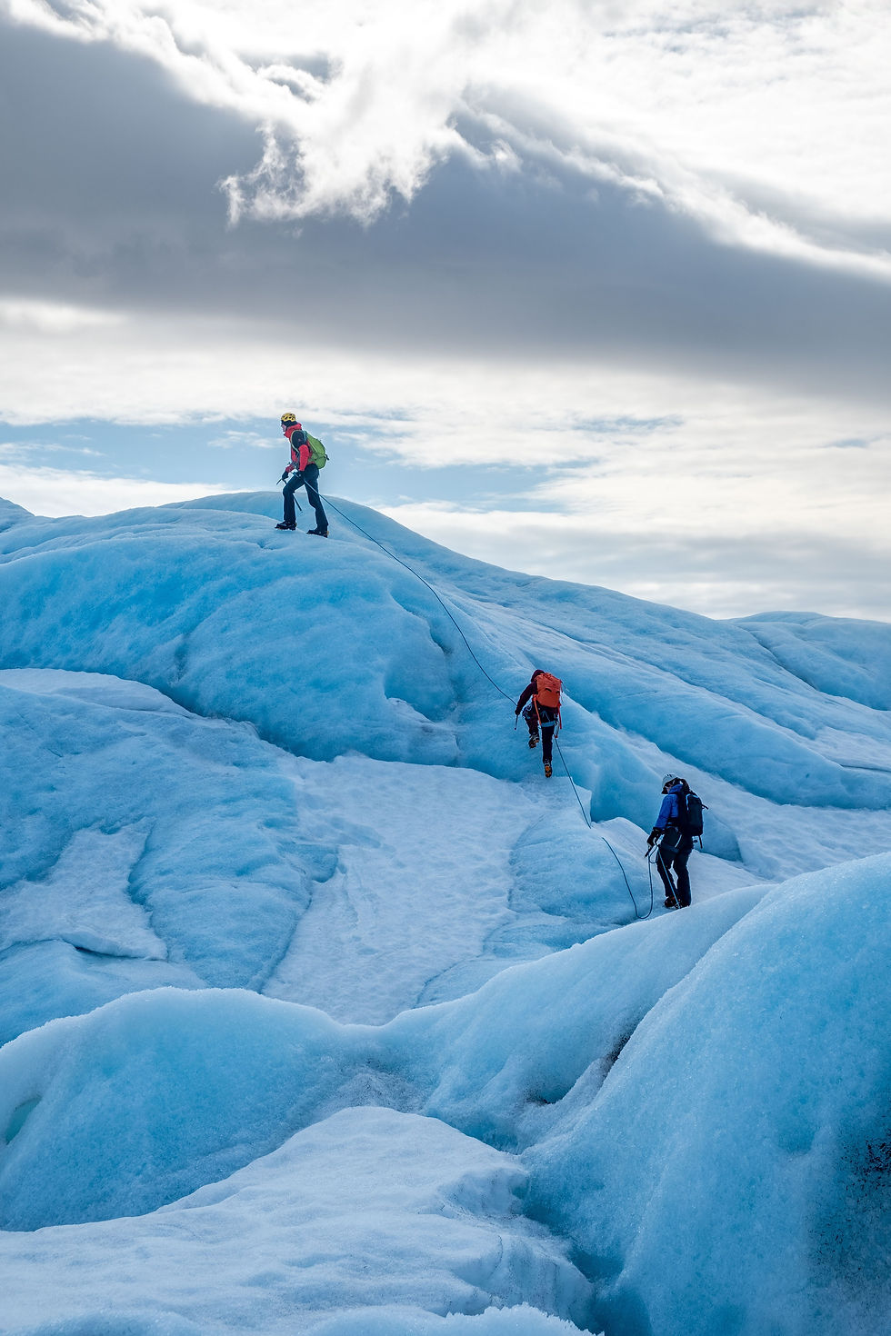 Student group during a mountaineering course