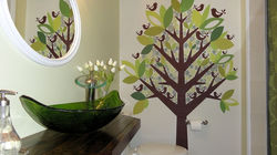 Simple Bathroom Tree