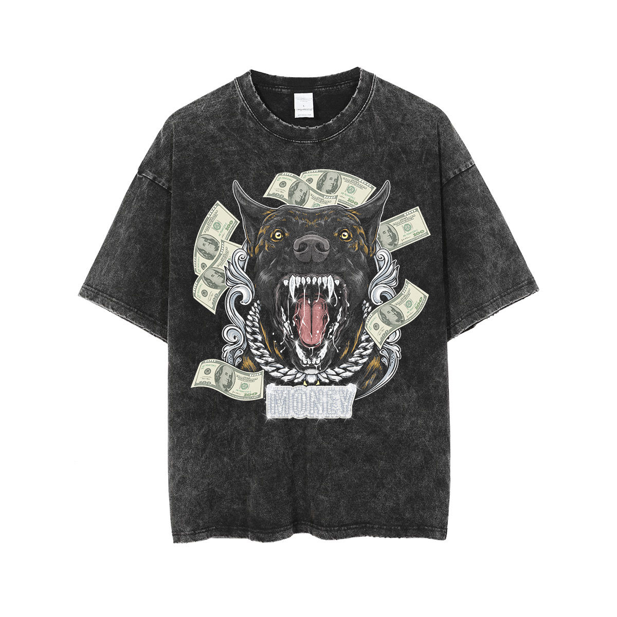 “MONEY” t-shirt no logo - black