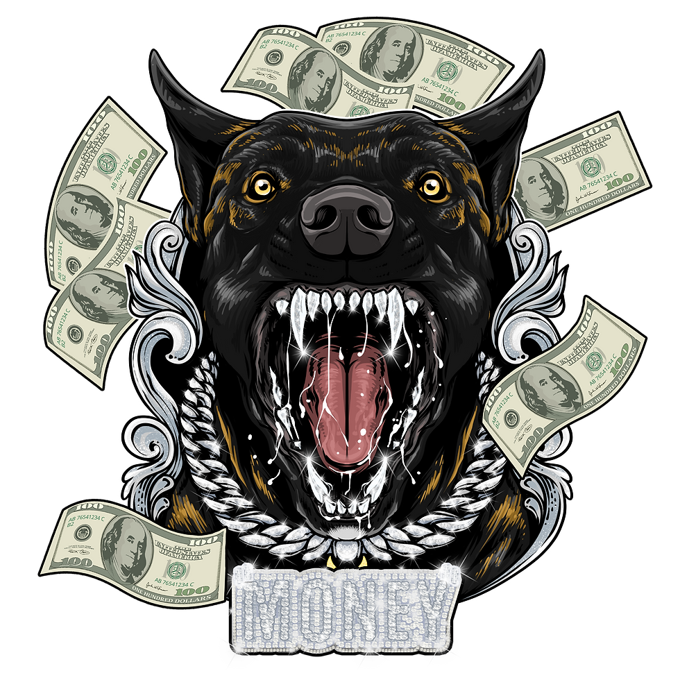 “MONEY” sticker - 4”