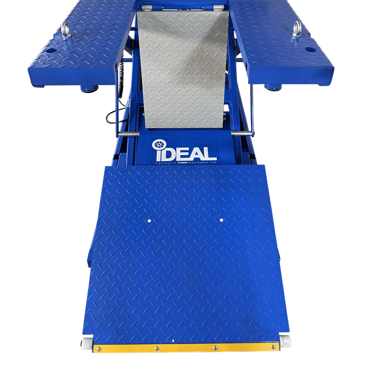 Thumbnail: iDEAL Elec-Hydra Motorcycle Lift Bench w/Integrated Motor & Retractable Ramp