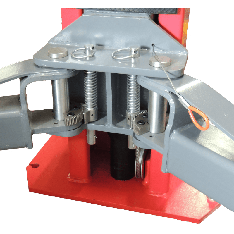 Thumbnail: Launch Tech USA TLT240SB 9,000 lb Two Post Floor Plate - Symmetric - RED