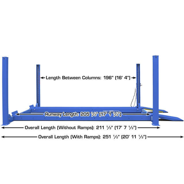 Thumbnail: Atlas Platinum PVL14 4 Post Lift + RJ7000 Rolling Jacks ALI Certified Combo