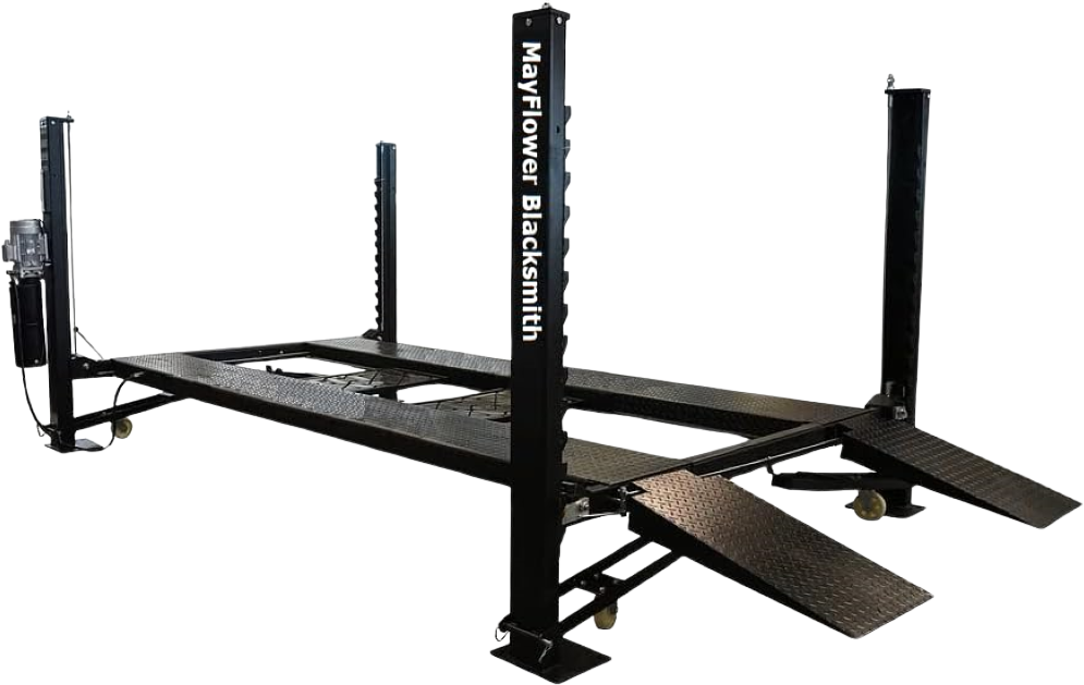 Mayflower Blacksmith Heavy Duty Four Post Lift Car lift Storage Service Pro 8000