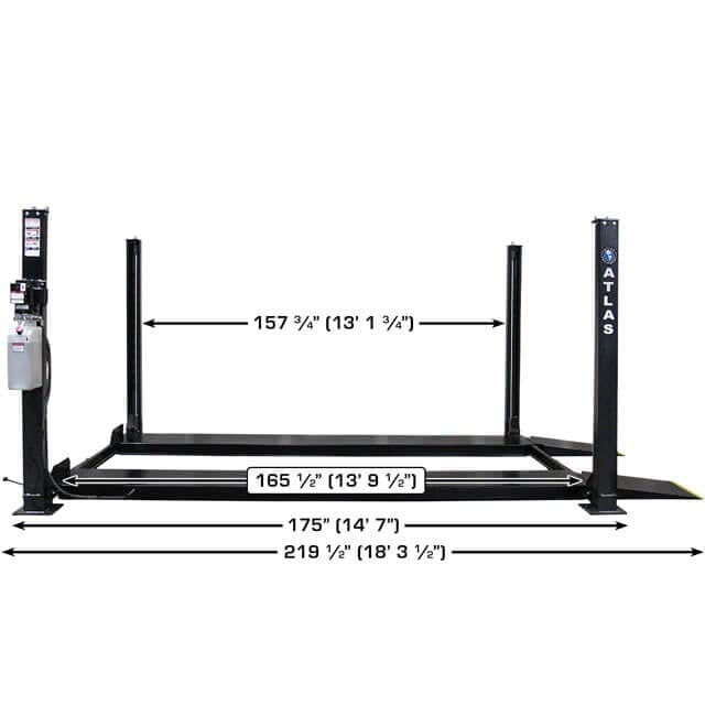 Thumbnail: Atlas Apex 8 ALI Certified 8,000 lb 4-Post Lift