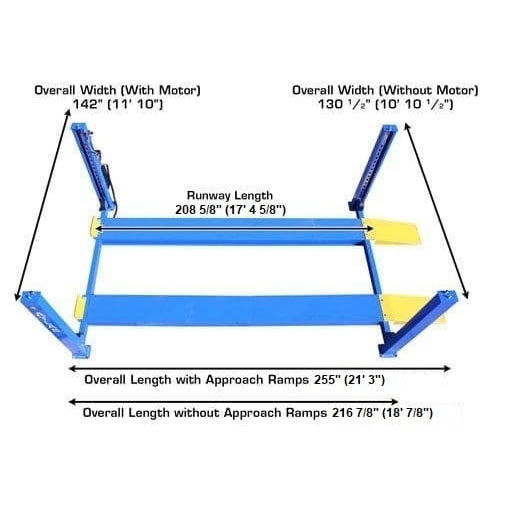 Thumbnail: Atlas 414 14,000 lb Commercial 4-Post Lift