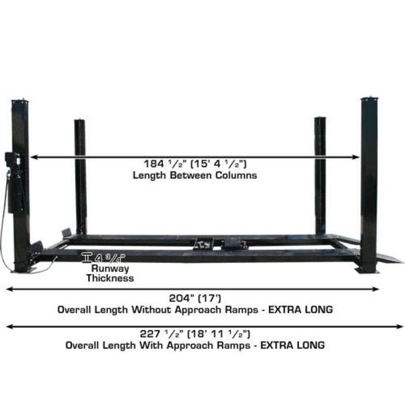 Thumbnail: Atlas Garage PRO9000 9,000 lb 4-Post Lift