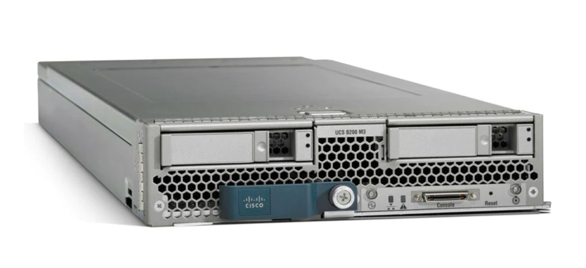 UCSB-B200-M3-C CISCO UCS B200 M3 W/ DUAL 8C 2.7GHZ E5-2680 CPU, DUAL 300GB HDD,