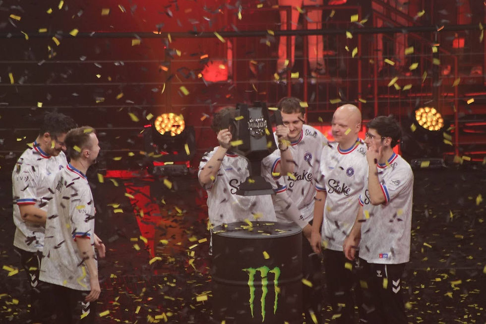 zywoo is holding the trophy