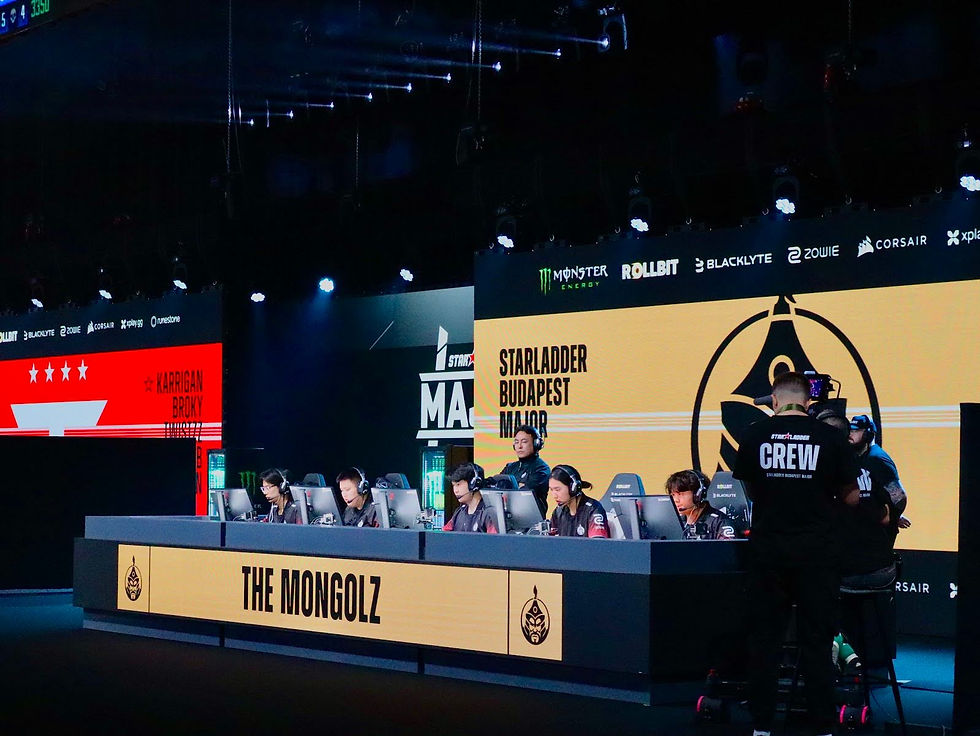 The MongolZ during the Stage 3 matches.