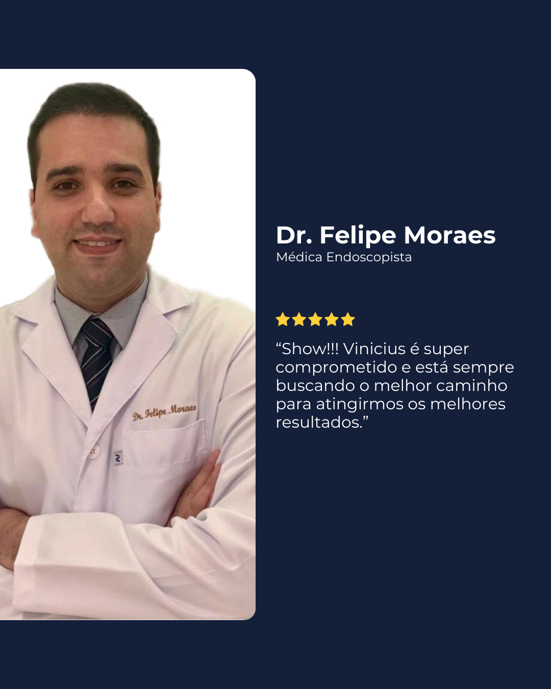 Screenshot: Terceiro exemplo de case de sucesso com estratégias digitais para consultórios.