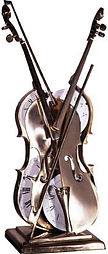 violon horloge Arman