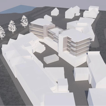 Arkitekt regulering bolig forretning sentrumsformål Stokmarknes