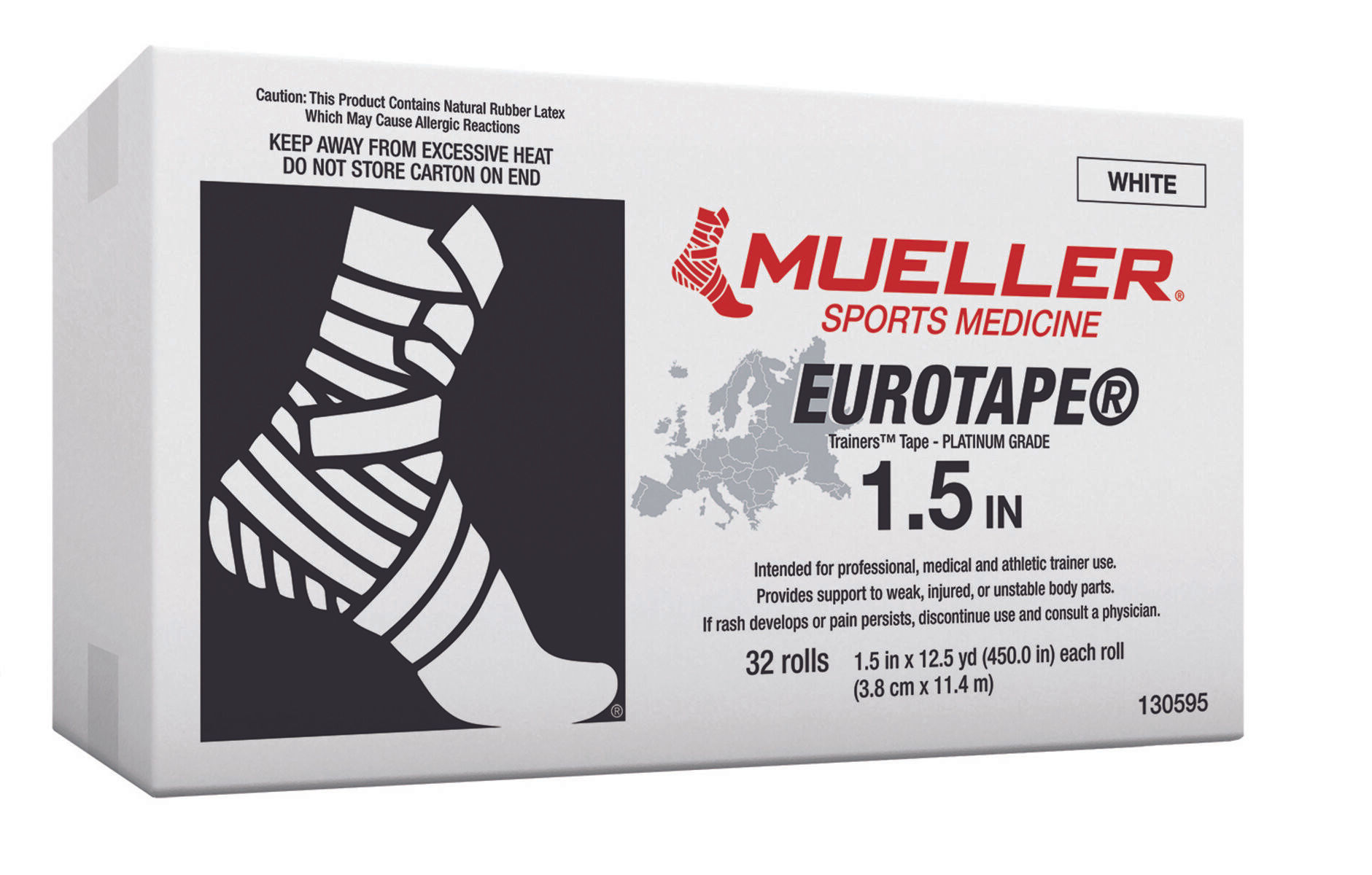 Mueller - EuroTape® 1.5"x12.5 YD