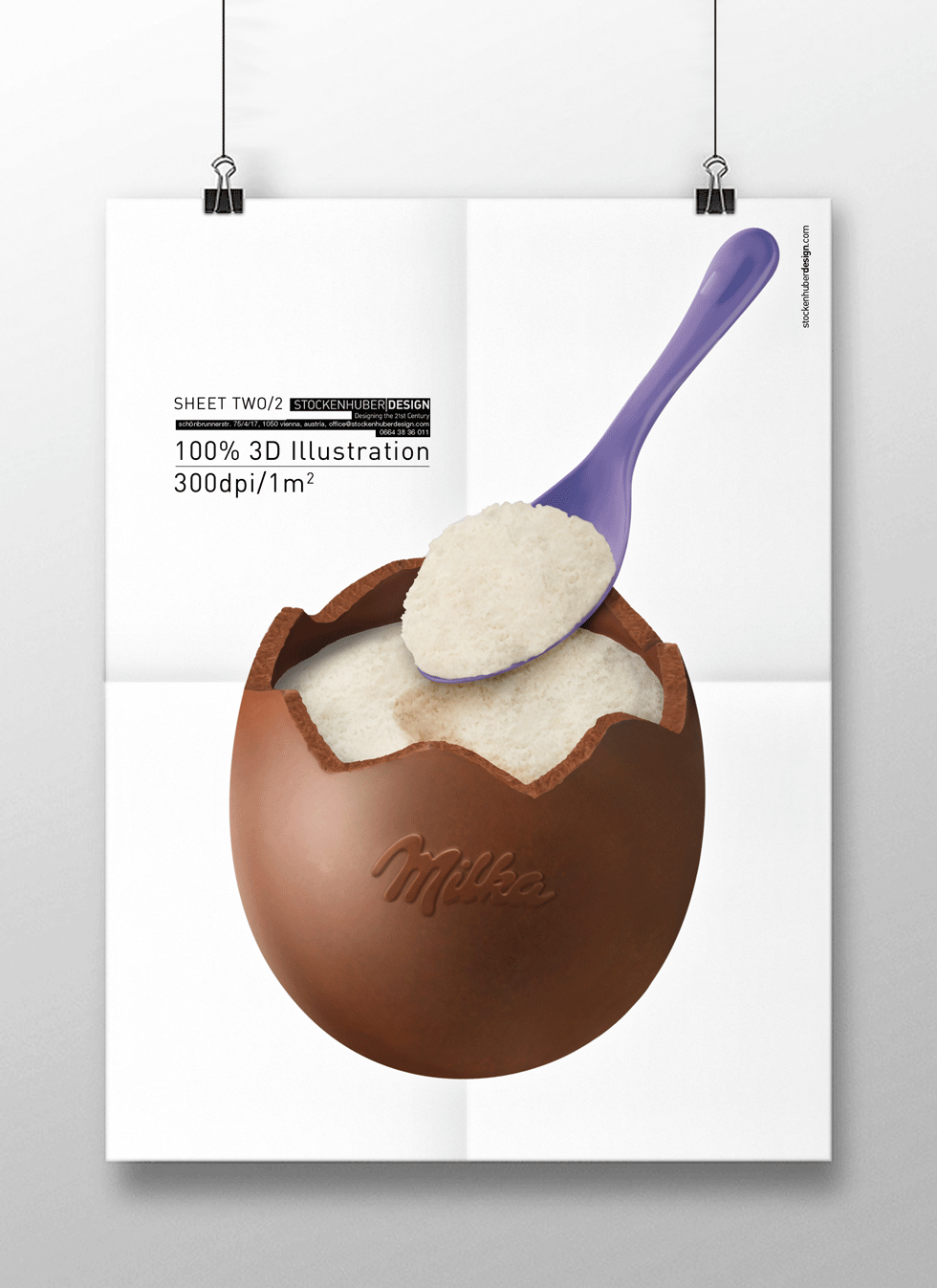 Milka Löffelei Rendering