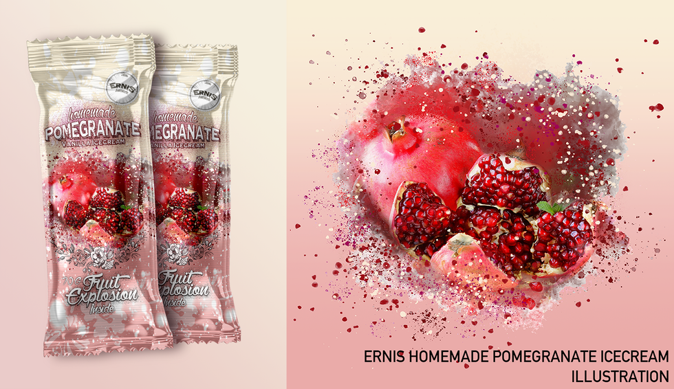 Pomegranate Illustration
