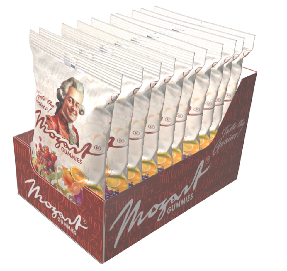Mozart Gummis Pack Design Renderings