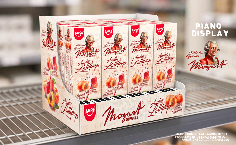 Mozart Lollipop Piano Display