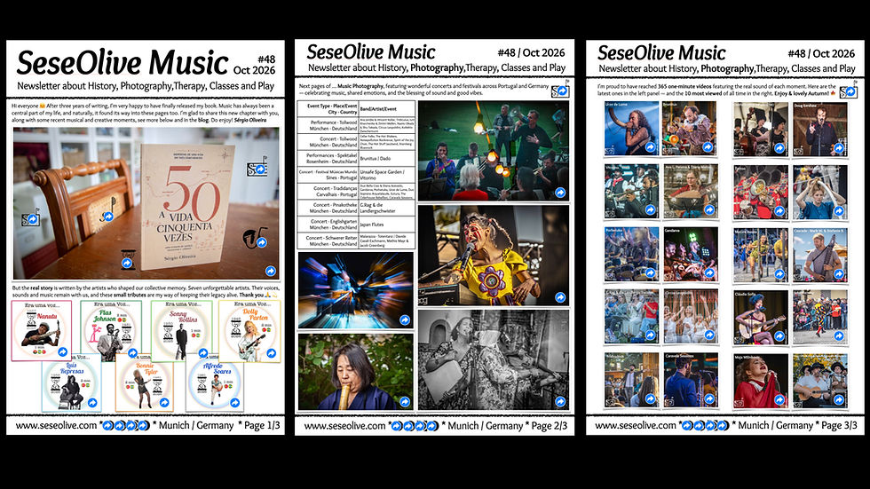 2026 October 04| Therapy & Photography & Classes & Play & History | Quarterly Newsletter - N48