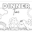 Thumbnail: Colour In Placemat for Kids