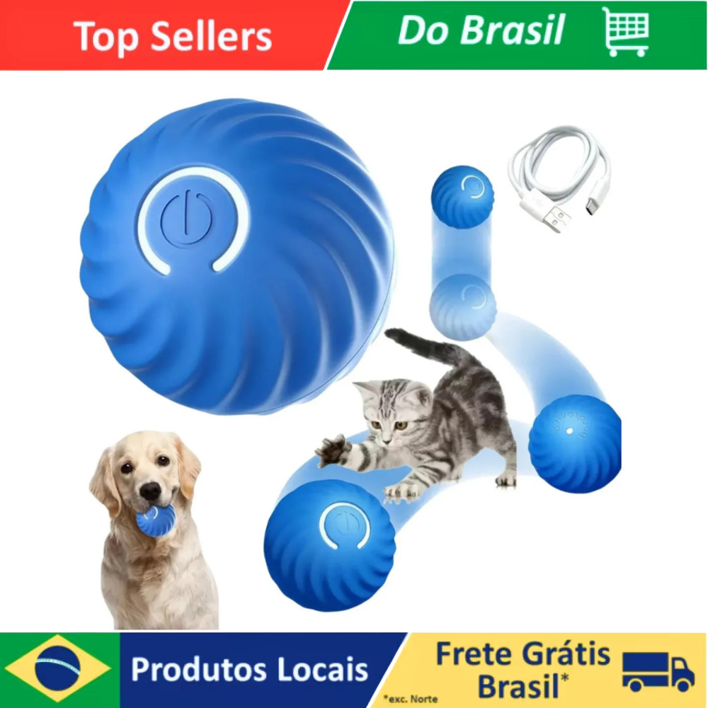 Interactive Ball Pets Automatic Rotation and Reload USB Toy