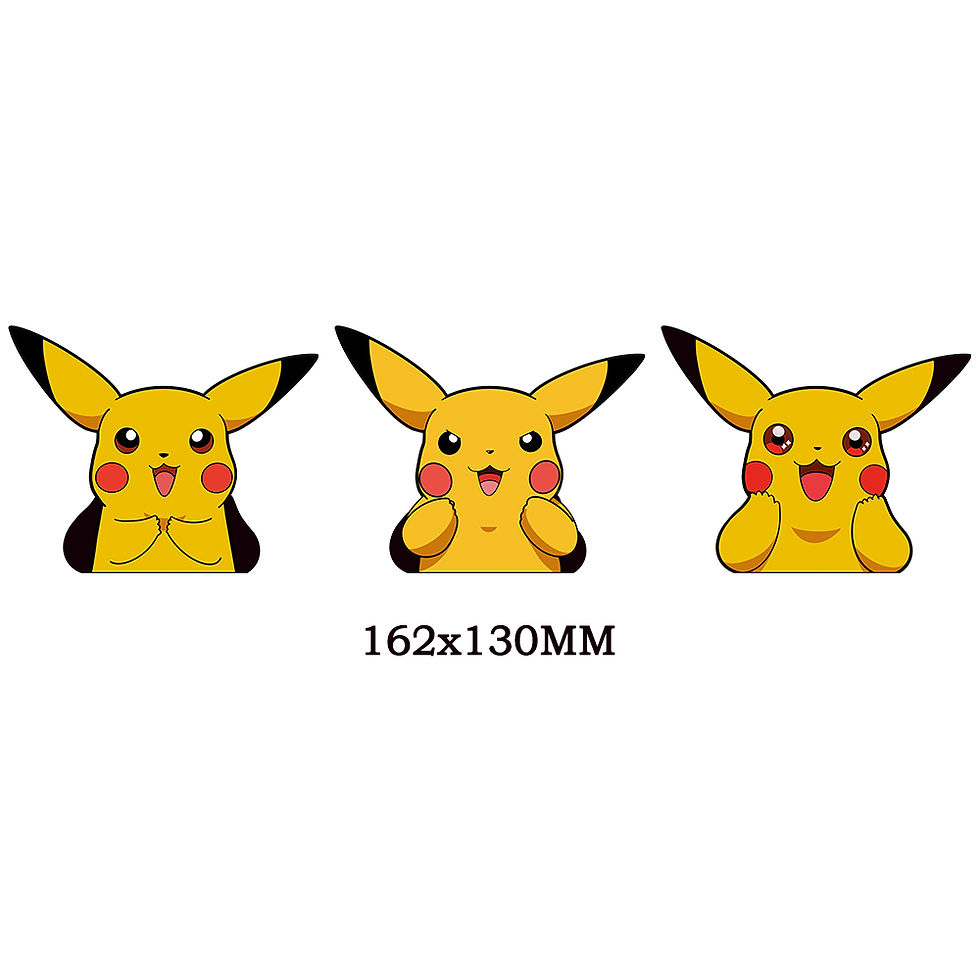 Thumbnail: Anime Magic 3D Car Sticker Waterproof Zero Two/Pikachu/Inuyasha