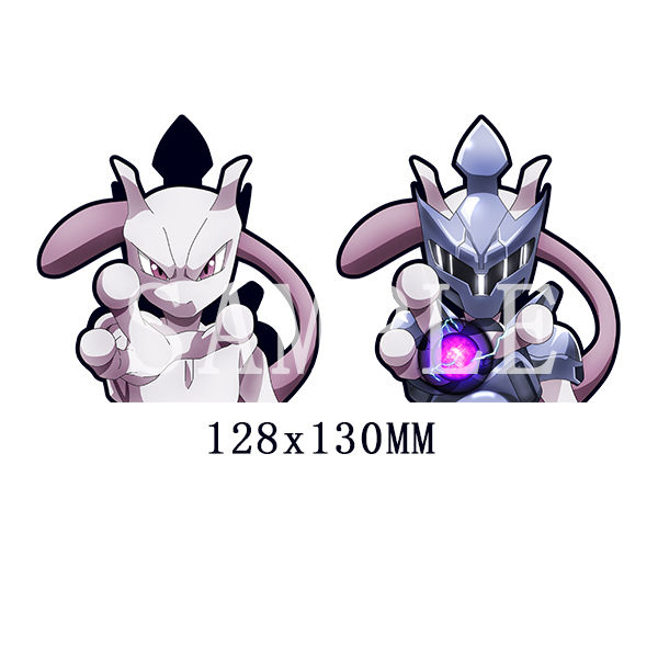 Thumbnail: Anime Magic 3D Car Sticker Waterproof Zero Two/Pikachu/Inuyasha