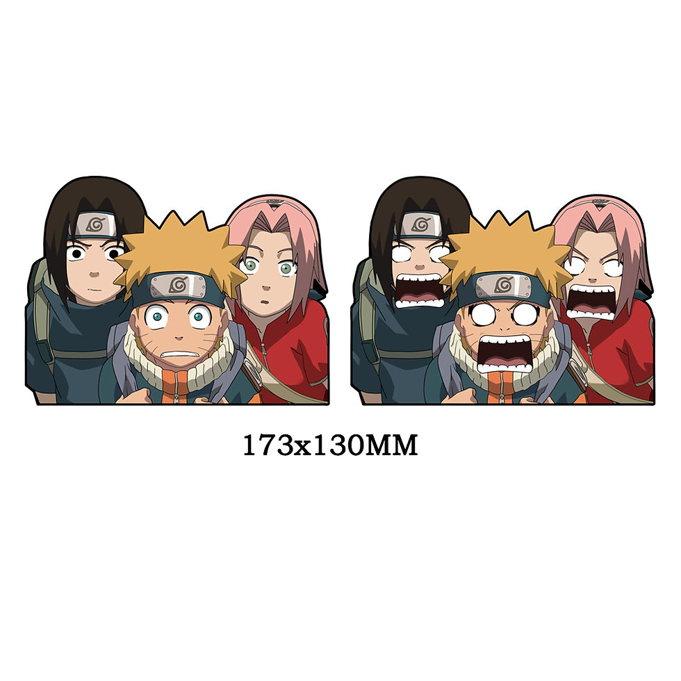 Thumbnail: Naruto Magic 3D Car Sticker Waterproof Pt.2