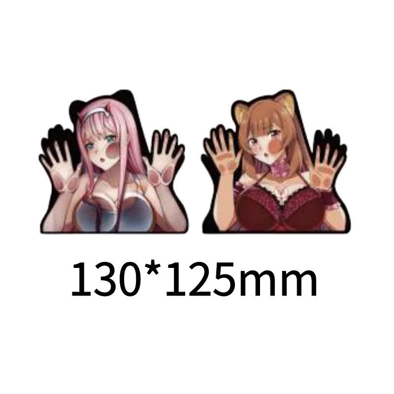 Thumbnail: Anime Magic 3D Car Sticker Waterproof Zero Two/Pikachu/Inuyasha