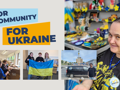 Stand for U registered charity works to support Ukraine in Ukrainians - in Brighton and Hove, in Ukraine and Worldwide
