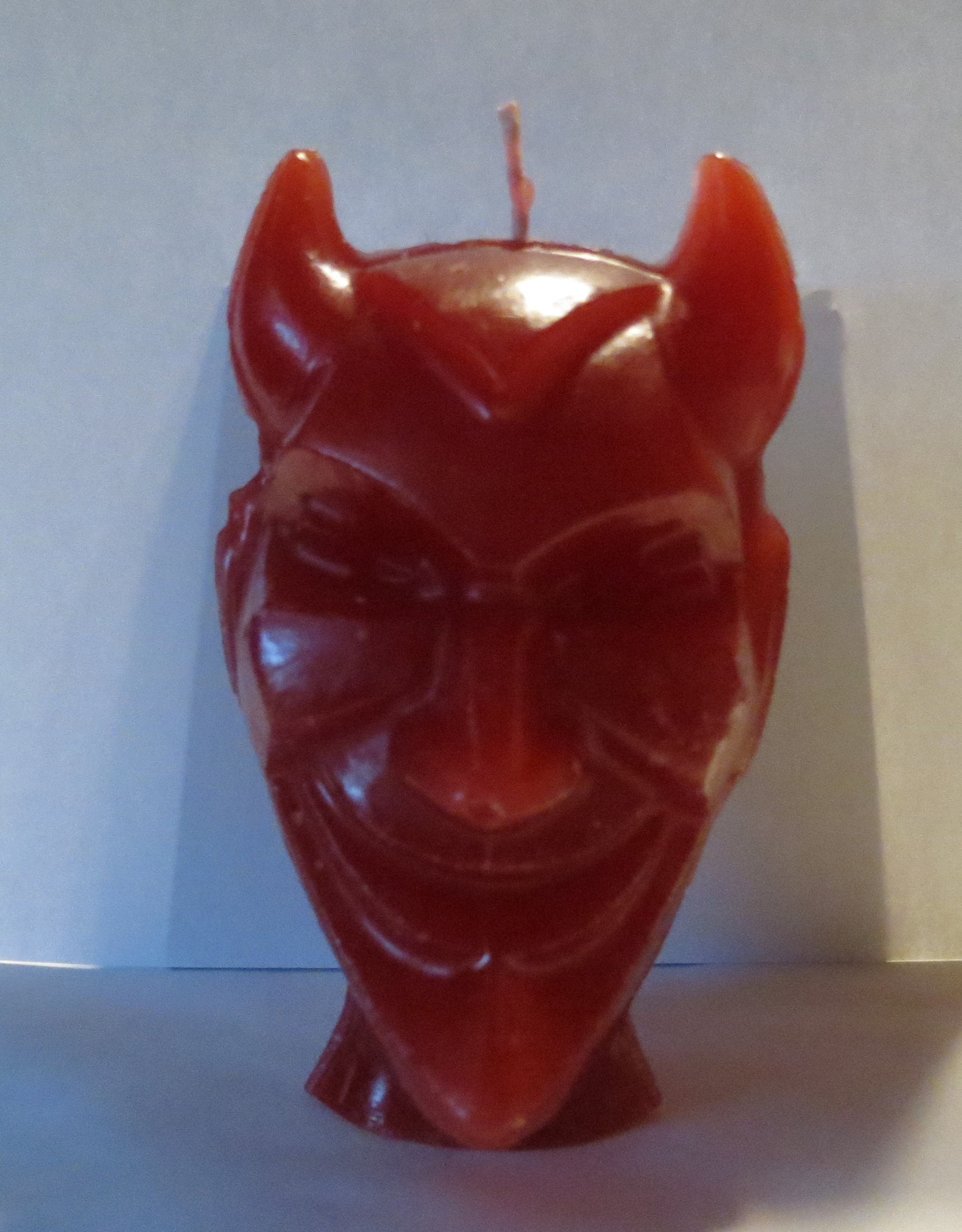 Devil Demon Candle Voodoo Love scented 5-1/2 tall