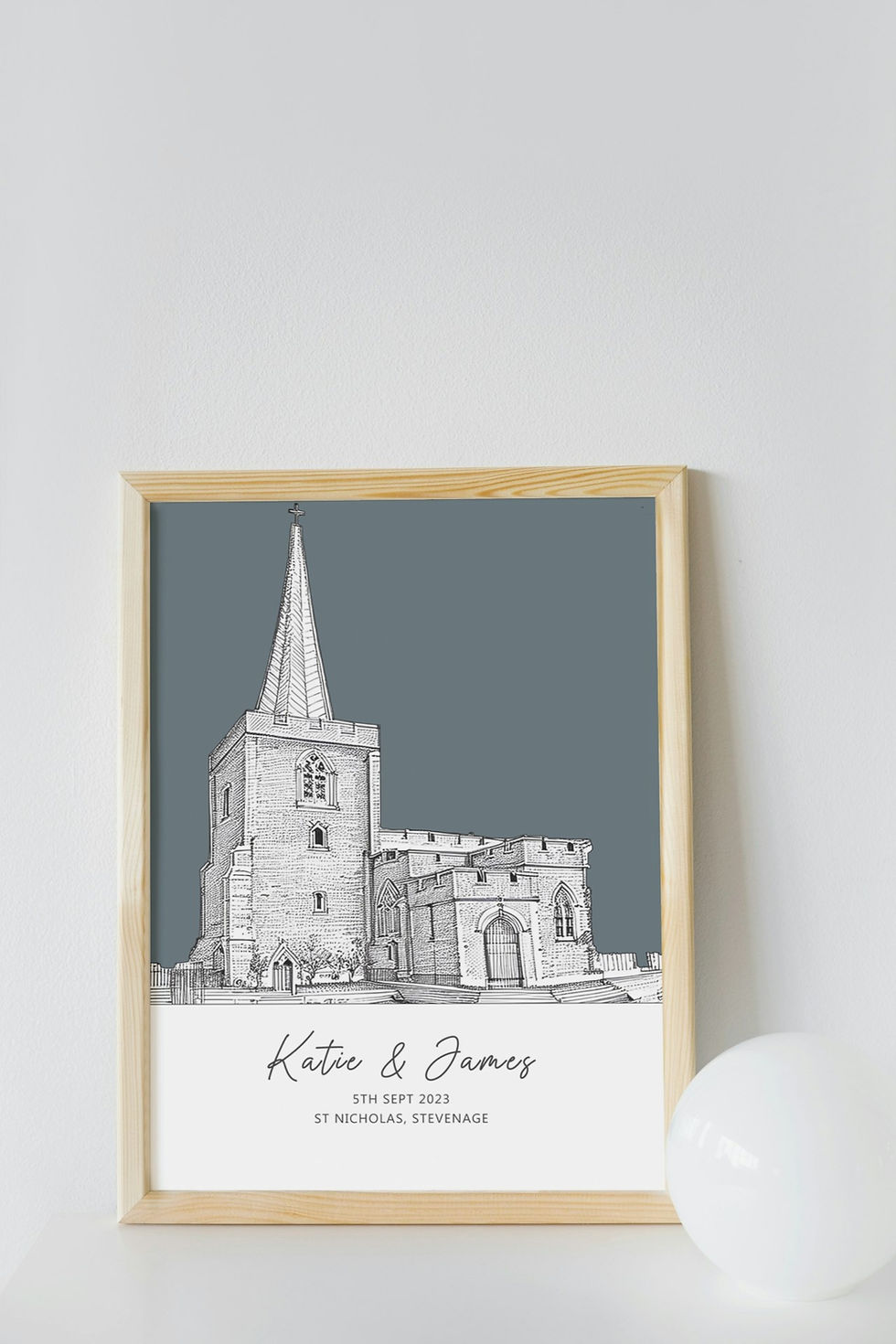 Thumbnail: Custom Wedding Venue Print