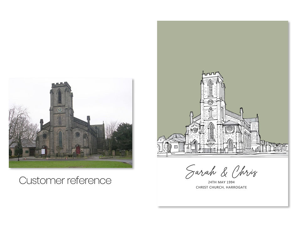 Thumbnail: Custom Wedding Venue Print
