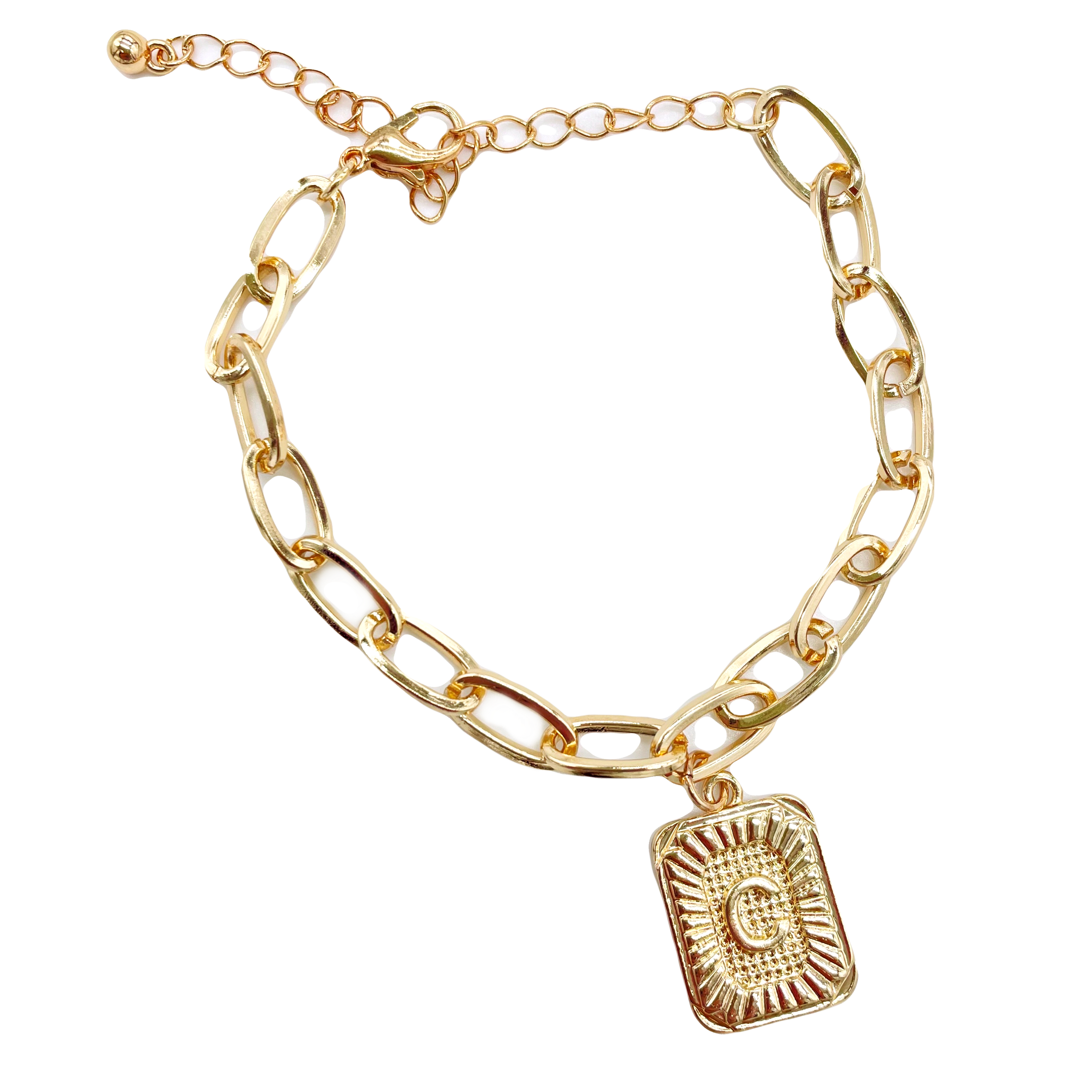 Monogram Gold Bracelet - C