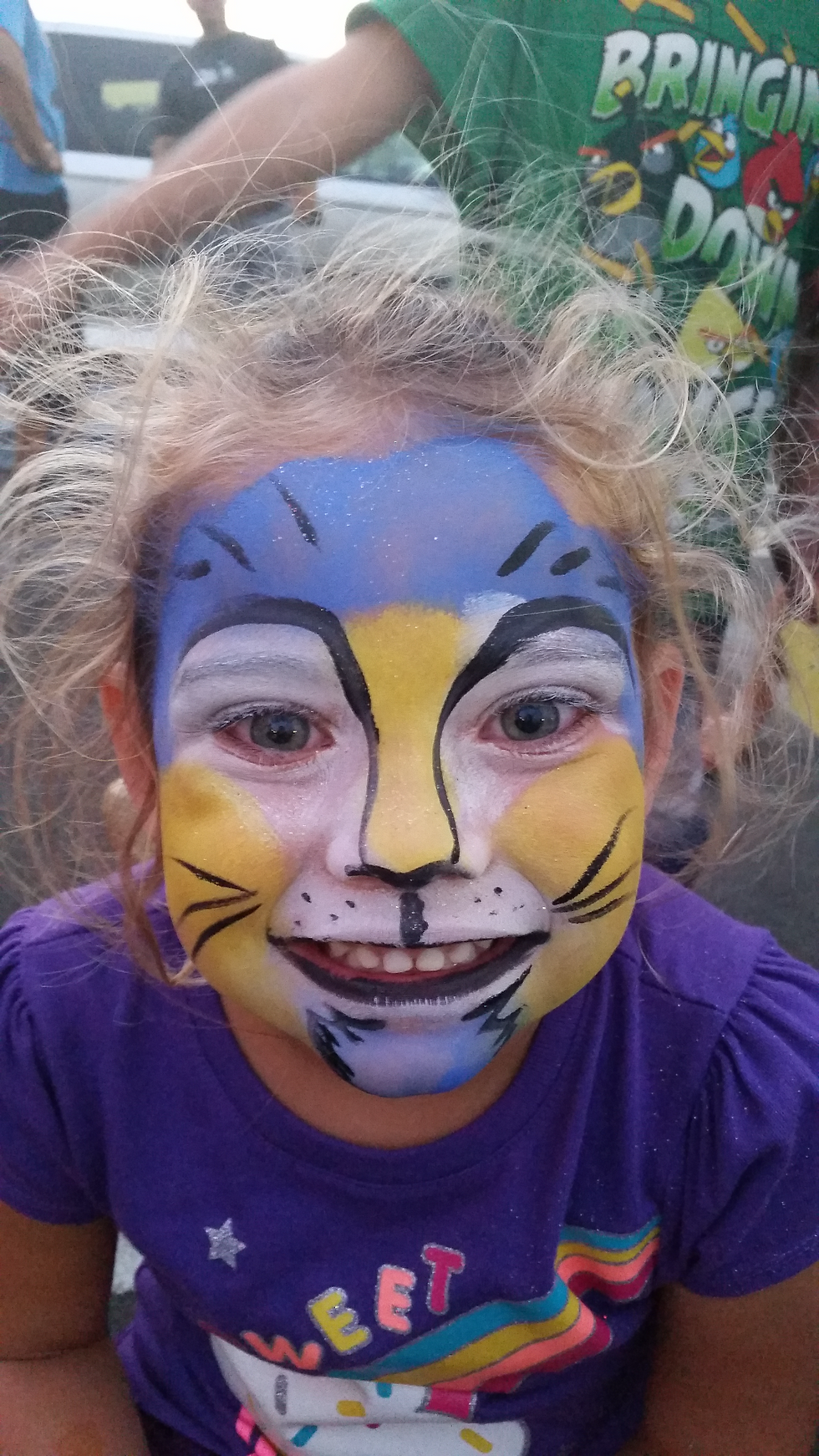 Cat face painting