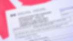 Close-up view of a Canadian flag and citizenship application form