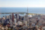 Ariel view of the city of Toronto