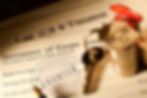 Legal document of the last will and Testamnet