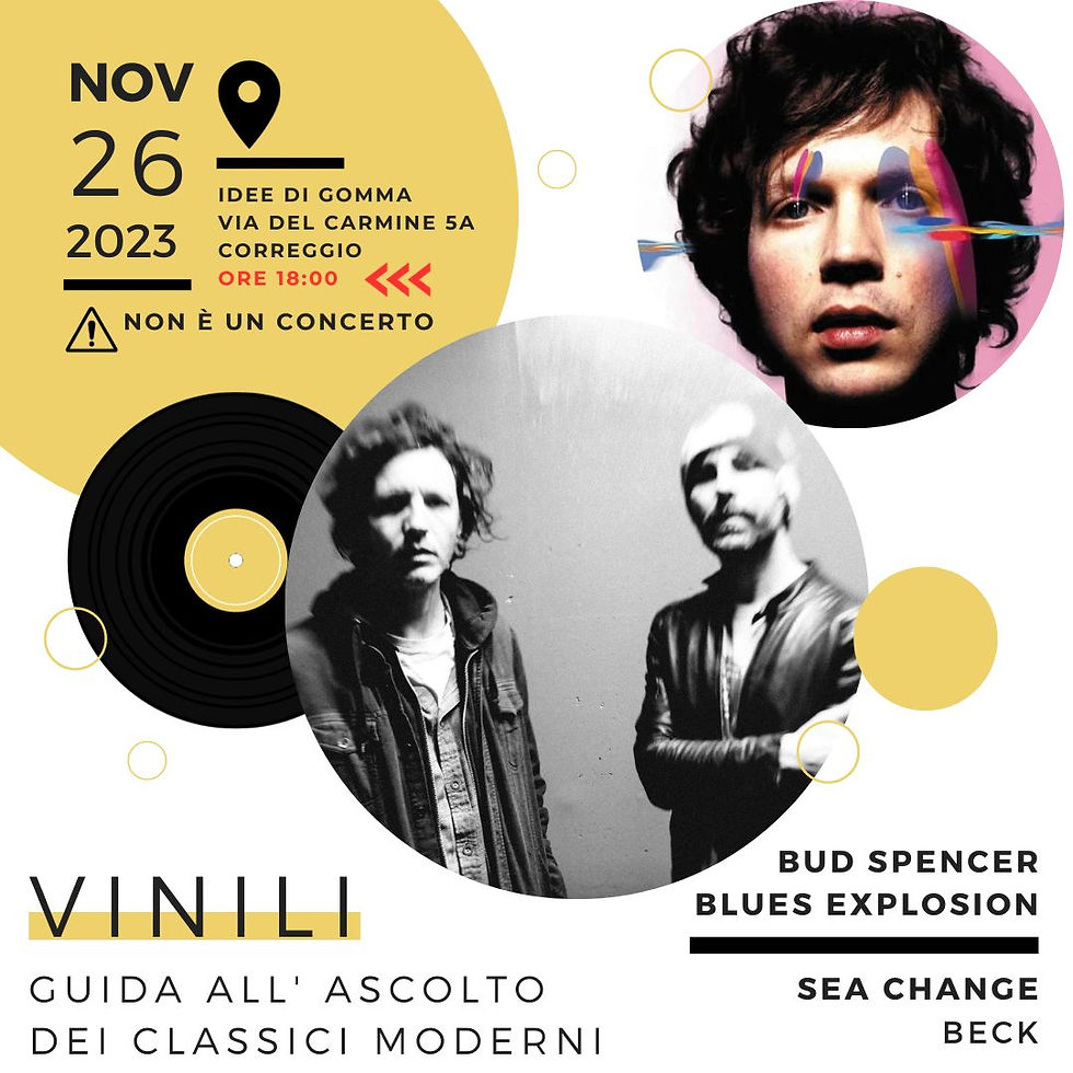 VINILI // BUD SPENCER BLUES EXPLOSION raccontano SEA CHANGE di Beck