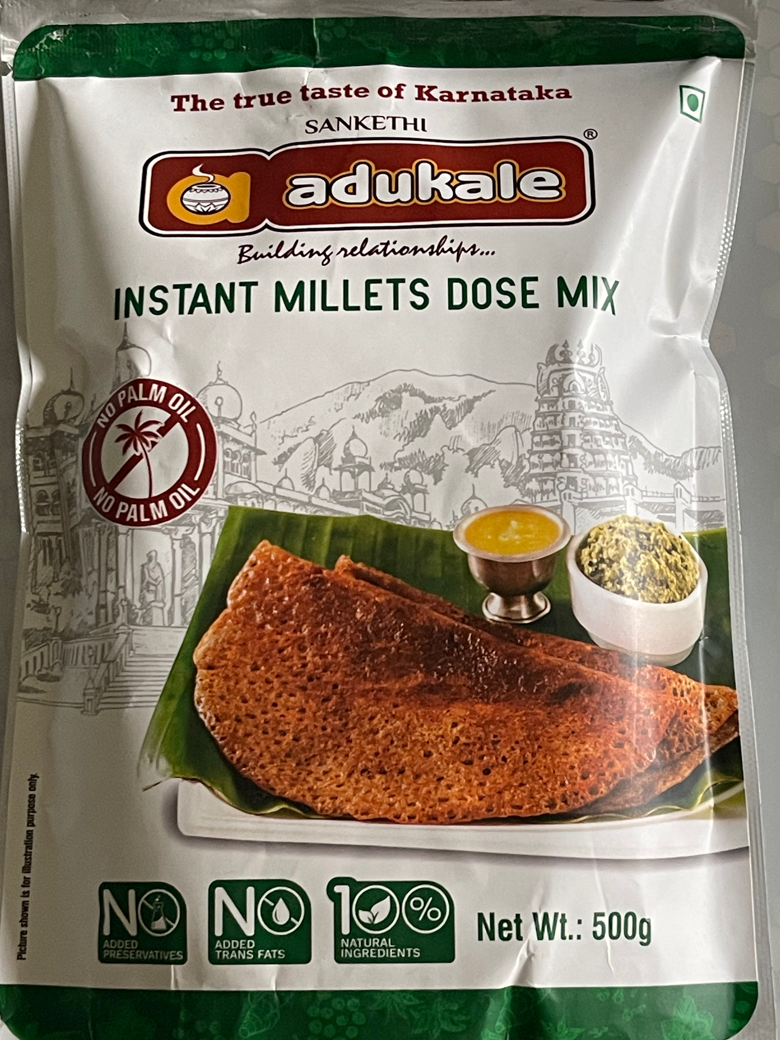 Instant Millets Dose Mix (500gms) 